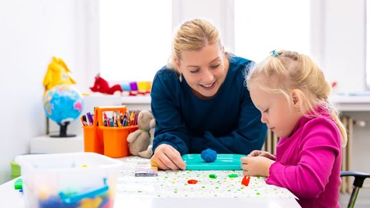 play therapy with a looked after child