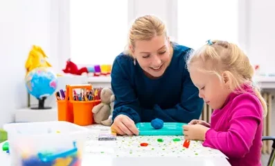 play therapy with a looked after child
