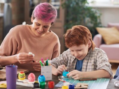 Child and adult crafting