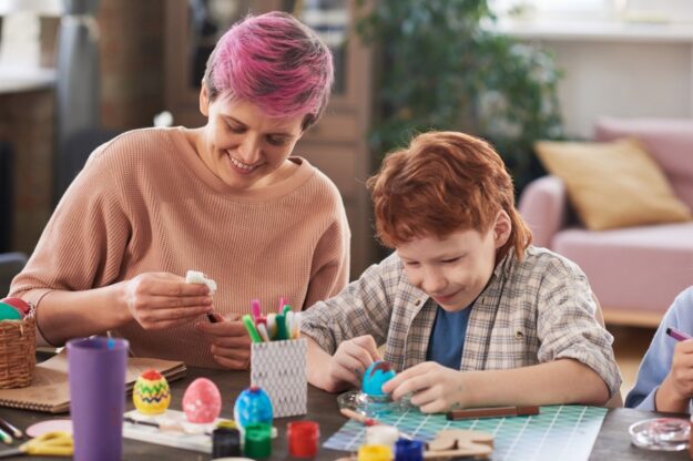 Child and adult crafting