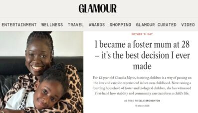 Foster parent Claudia