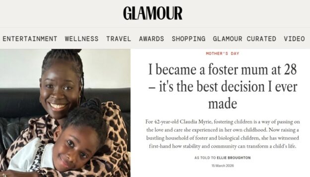 Foster parent Claudia